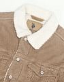 U.S. Polo Assn. Denim Co. Slim Fit Corduroy Sherpa Jacket
