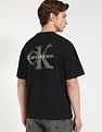 Calvin Klein Jeans Logo Oversized-Fit Cotton T Shirt