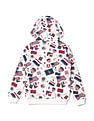 U.S. Polo Assn. Kids Boys Brand Printed Regular Fit Sweatshirt