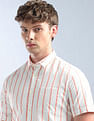 Flying Machine Vertical Striped Slim Fit Shirt