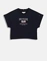 Tommy Hilfiger Kids Girls Logo Relaxed-Fit Cotton T-Shirt