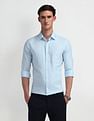 Arrow Manhattan Slim Fit Vertical Striped Shirt