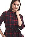 Buy U.S. Polo Assn. Women Long Sleeve Checked Shirt Dress