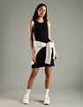 Tommy Hilfiger Cotton Round Neck Bodycon Dress