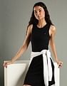 Tommy Hilfiger Cotton Round Neck Bodycon Dress