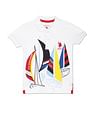 U.S. Polo Assn. Kids Graphic Print Pique Polo Shirt