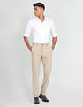 Arrow Newyork Windowpane Check Smart Flex Trousers