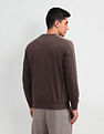 Arrow Textured Regular Fit Sweatshirt
