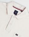 Arrow Sports Horizontal Stripe Pique Polo Shirt