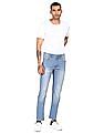 Calvin Klein Men Blue Mid Rise Stone Wash Jeans