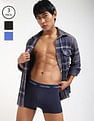 Calvin Klein Underwear Mid Rise Solid Multi Trunks - Pack Of 3