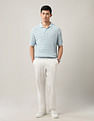 Arrow Relaxed Fit Textured Polo Shirt