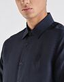 Calvin Klein Jeans Solid Slim Fit Viscose Shirt