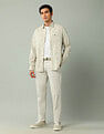Arrow Sport Mid Rise Regular Fit Trousers