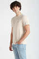 Tommy Hilfiger Heathered Linear Logo Regular Fit T-Shirt