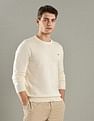Tommy Hilfiger Solid Regular-Fit Cotton Sweater