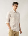 Arrow Sport Geometric Printed Printed Tailored Fit Shirt