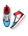 U.S. Polo Assn. Men Myles Red Retro Court Mid Top Sneakers