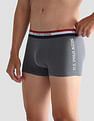 U.S. Polo Assn. Solid Antibacterial ET002 Trunks - Pack Of 2