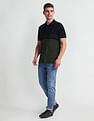 U.S. Polo Assn. Denim Co. Colour Block Muscle Fit Polo Shirt