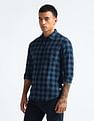Flying Machine Buffalo Check Cotton Shirt