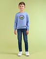 U.S. Polo Assn. Kids Boys Regular Fit Brand Embroidered Sweatshirt