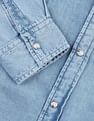 Flying Machine Chambray Weave Cotton Shirt