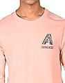 Aeropostale Men Pink Long Sleeve Solid T-Shirt