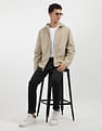 Calvin Klein Jeans Regular Fit Solid Casual Jacket