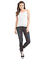 Aeropostale Solid Cotton Elastane Camisole