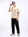 Flying Machine Abstract Print Relaxed Fit T-Shirt