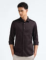 Flying Machine Sateen Cotton Slim Fit Shirt
