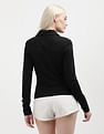 Calvin Klein Zipper Long Sleeve Milano Top
