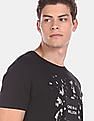 Flying Machine Crew Neck Graphic Print T-Shirt