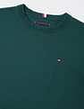 Tommy Hilfiger Solid Regular-Fit Cotton Sweater