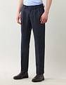 Arrow Regular Fit Smartflex Pleated Trousers