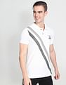 U.S. Polo Assn. Denim Co. Diagonal Stripe Cotton Polo Shirt