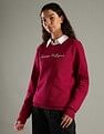 Tommy Hilfiger Regular Fit Cotton Crew Neck Sweatshirt
