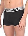 Calvin Klein Underwear Men Assorted Branded Waist Mid Rise Trunks - Pack Of 3