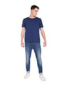 Flying Machine Mid Rise Adjustable Drawcord Tie-up Jeans