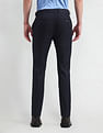 Arrow Slim Fit Mid Rise Trousers