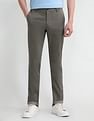 Arrow Sport Slim Mid Rise Textured Trousers