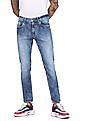 Flying Machine Michael Slim Tapered Fit Acid Wash Jeans