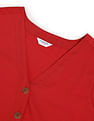 U.S. Polo Assn. Women V-Neck Solid Fit And Flare Dress