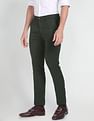 Arrow Newyork Solid Dobby Smart Flex Trousers