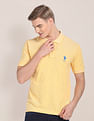 U.S. Polo Assn. Tipped Collar Heathered Polo Shirt