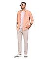 U.S. Polo Assn. Rounded Cuff Printed Casual Shirt