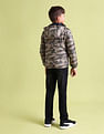 U.S. Polo Assn. Kids Detachable Hood Camouflage Padded Jacket