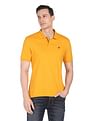 AD by Arvind Modern Jersey Slub Polo Shirt