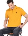 AD by Arvind Modern Jersey Slub Polo Shirt